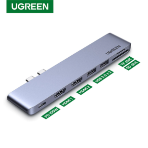 UGreen 7-in-2 Type-C Dual HDMI Adapter Thunderbolt 3 100W PD Port Price In Pakistan