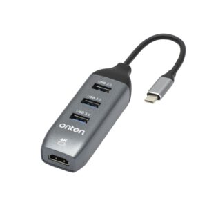 Onten 95118H USB-C HDMI Adpater With 3 USB 3.0 Hub Price In Pakistan