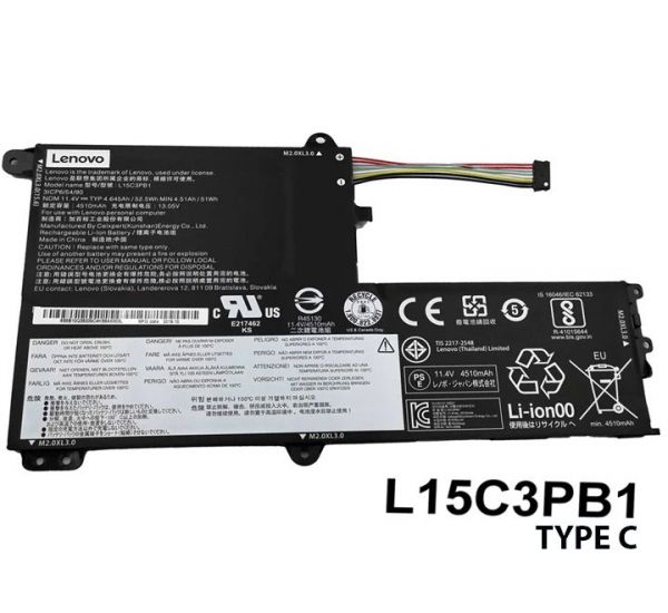 Lenovo IdeaPad L15L3PB1 L15L3PB0 100% Original Laptop Battery In Tradelinks.pk