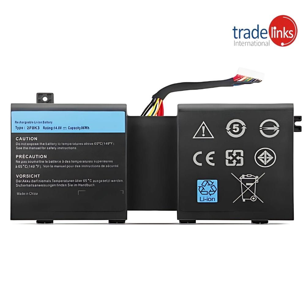 Dell Alienware 17-M17X 2F8K3 R5 18 M18X R3 KJ2PX 0KJ2PX G33TT 0G33TT 02F8K3 86Wh Laptop Battery Price in Pakistan