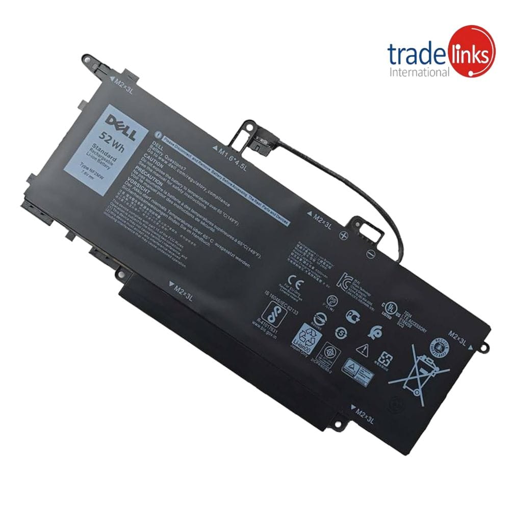 Dell Latitude 7400 2-in-1 Latitude 9410 Series 7146W NF2MW 085XM8 08W3YY 0C76H7 C76H7 0G8F6M 7.6V 52Wh 4-Cell 100% Original Battery Price in Pakistan