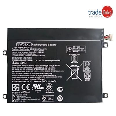 HP Notebook 10 P001NP SW02XL Laptop Battery Price In Pakistan