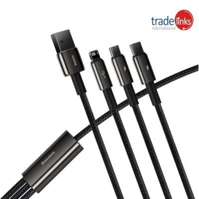 baseus tungsten one for three cable price in pakistan at trade links international
