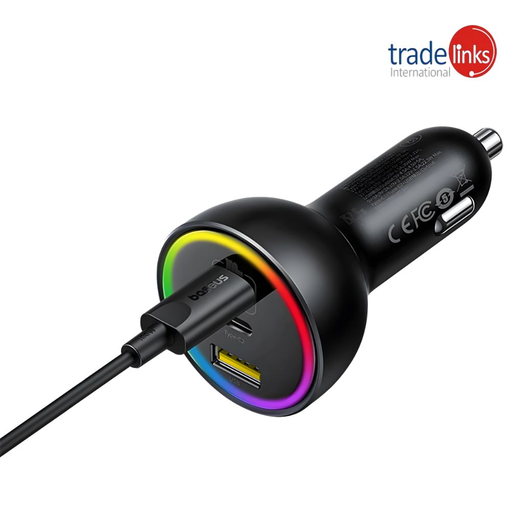 Baseus Multi-Ports Fast Car Charger Price In Pakistan At Trade Links International