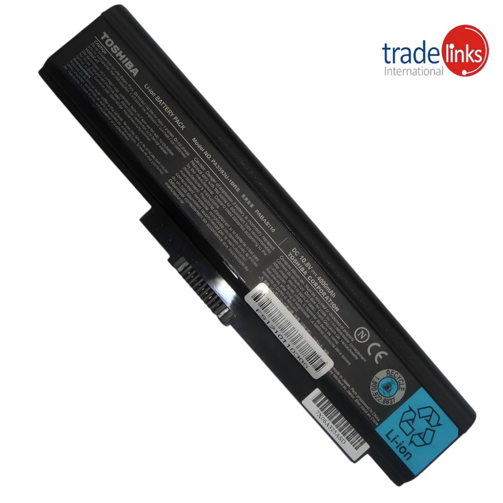 Toshiba Portege M612 PA3593 Dynabook CX/45 CX/47C PA3593U-1BAS PA3594U-1BRS PA3595U-1BRM PABAS110 PA3595U-1BAS 6 Cell Laptop Battery Price in Pakistan