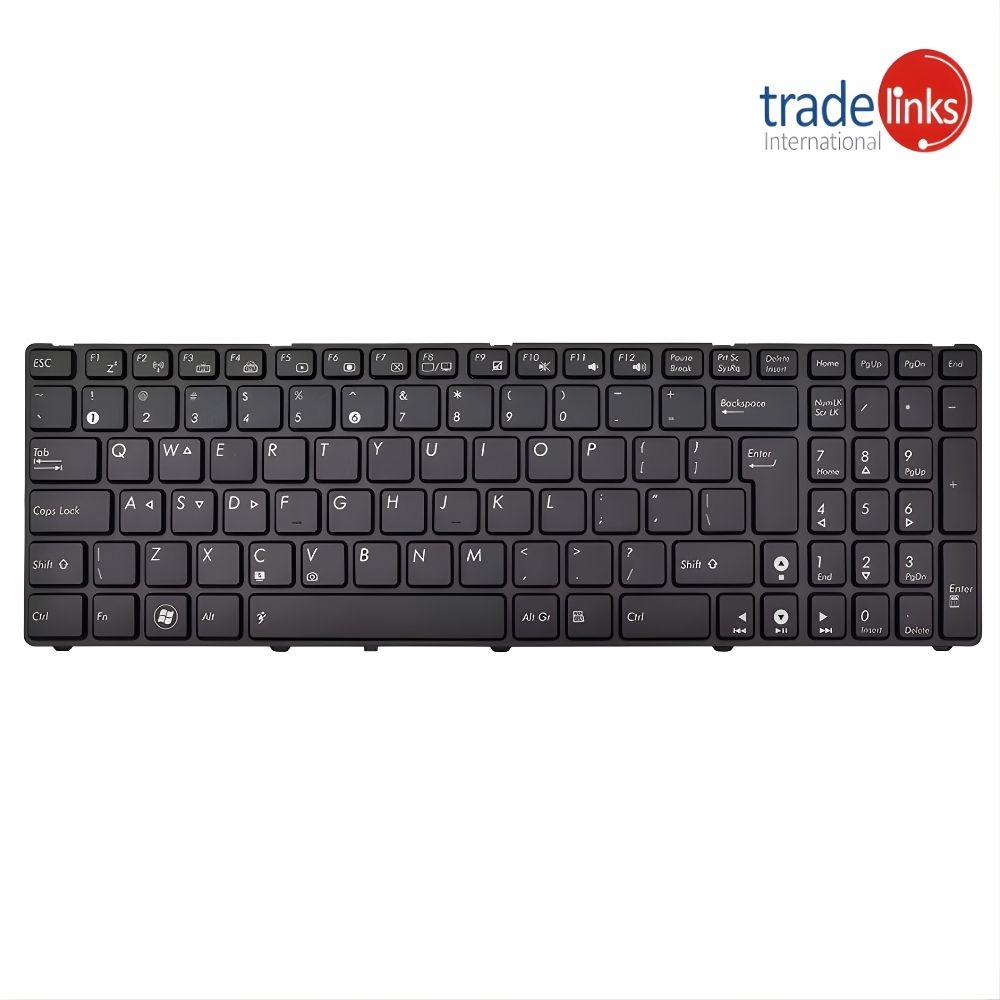 Asus G60 K53 K52 Num Pad  With Frame Black Laptop Keyboard Price in Pakistan
