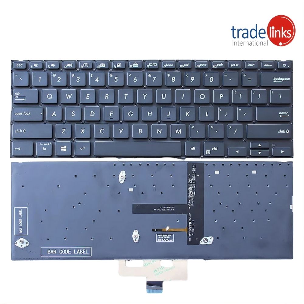 Asus UX433 UX434 US Blue Backlight Laptop Keyboard Price in Pakistan