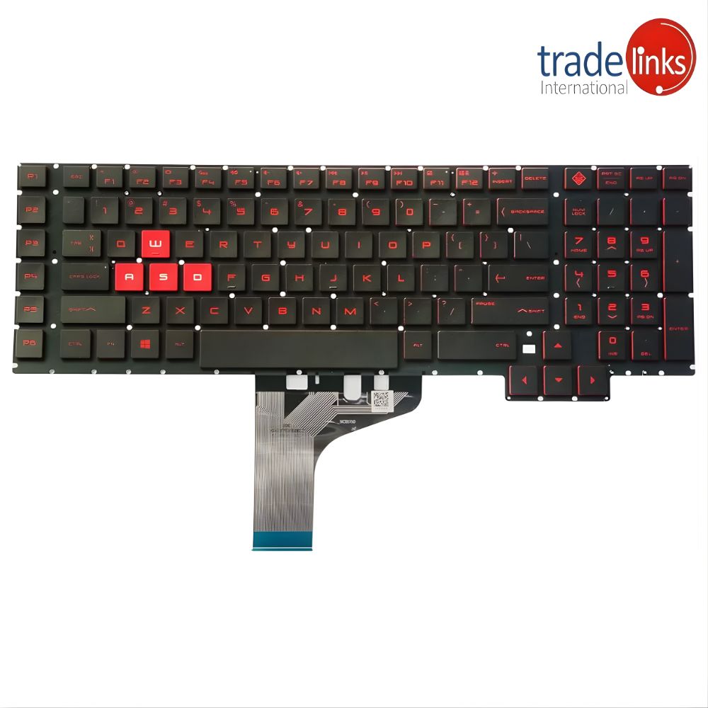 HP Omen 17-AN Red Backlit US Laptop Keyboard price in Pakistan