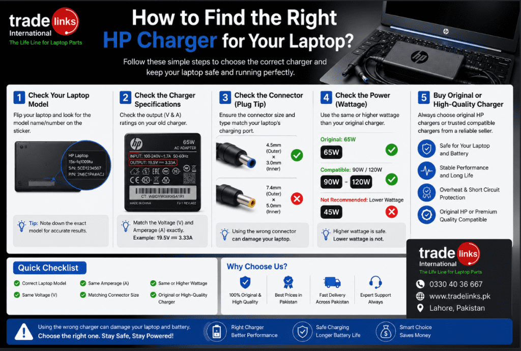 How to Find the Right HP Charger for Your Laptop?
