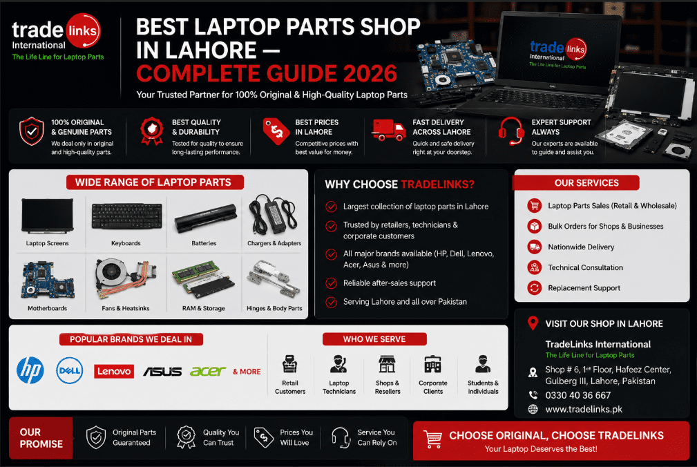 Tips for Buying Laptop Parts in Pakistan